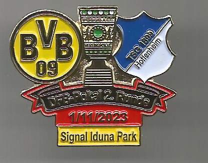 Badge German Cup Round 2 Dortmund-Hoffenheim 2023